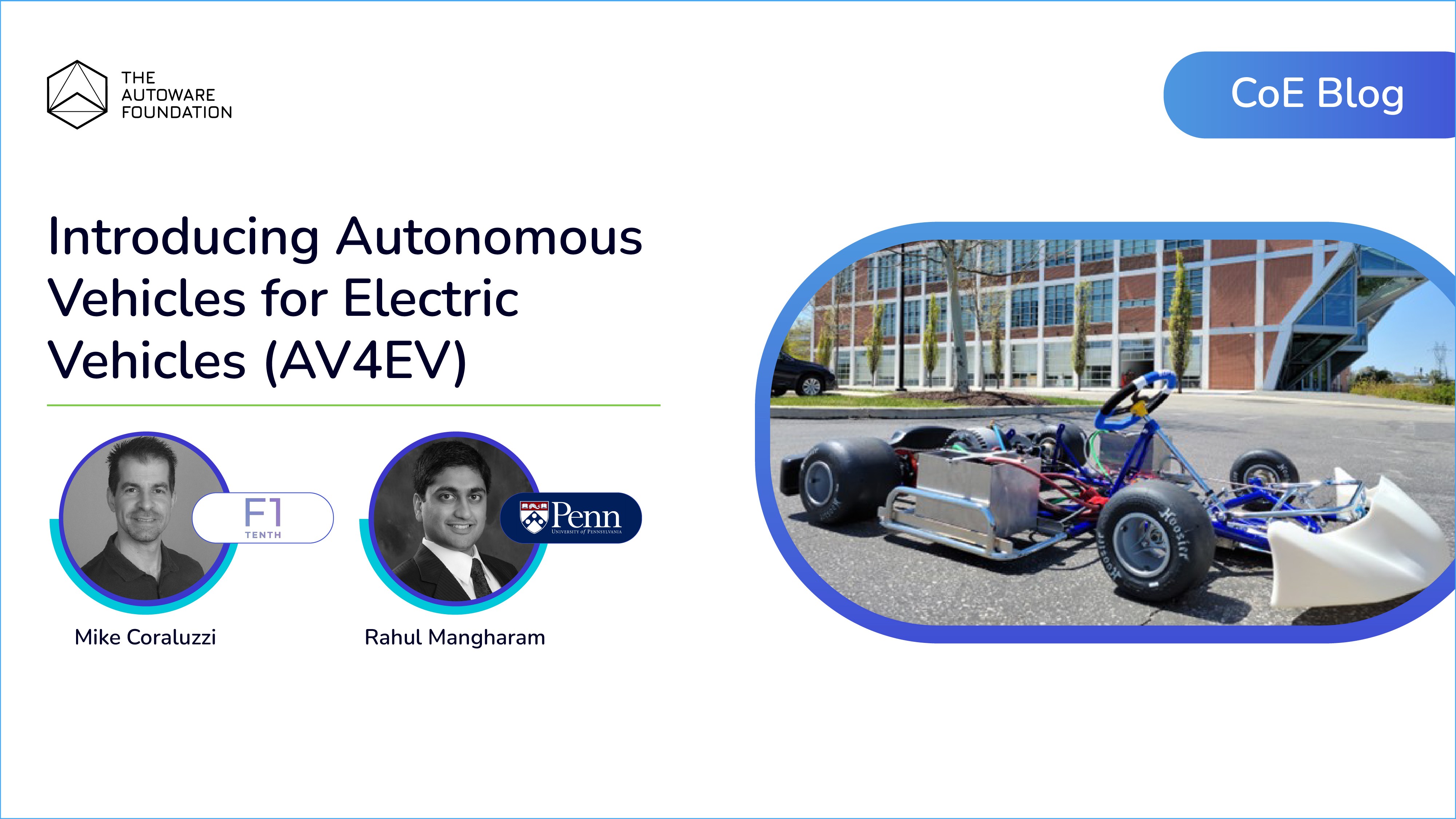 Introducing Autonomous Vehicles for Electric Vehicles (AV4EV)