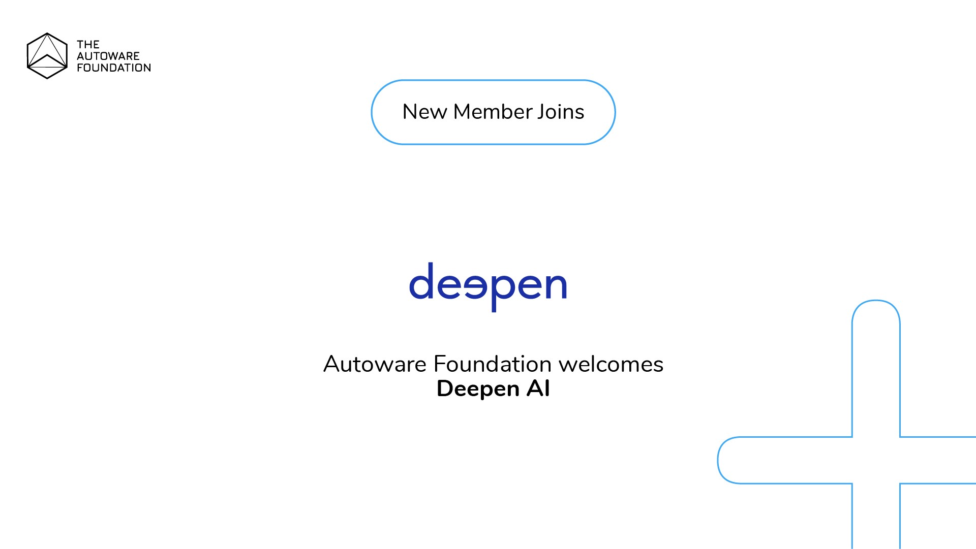 Deepen AI joins the Autoware Foundation